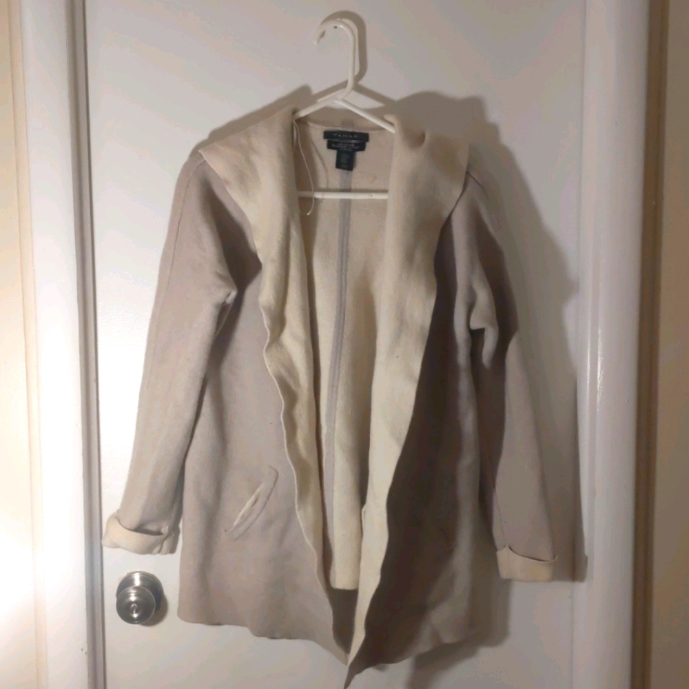 Tahari Hooded Cardigan
